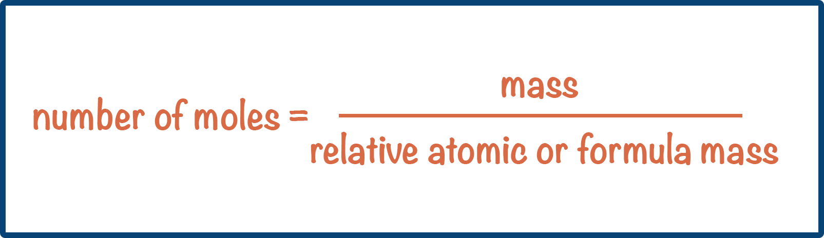 Diagram showing moles, volume, and molarity relationships